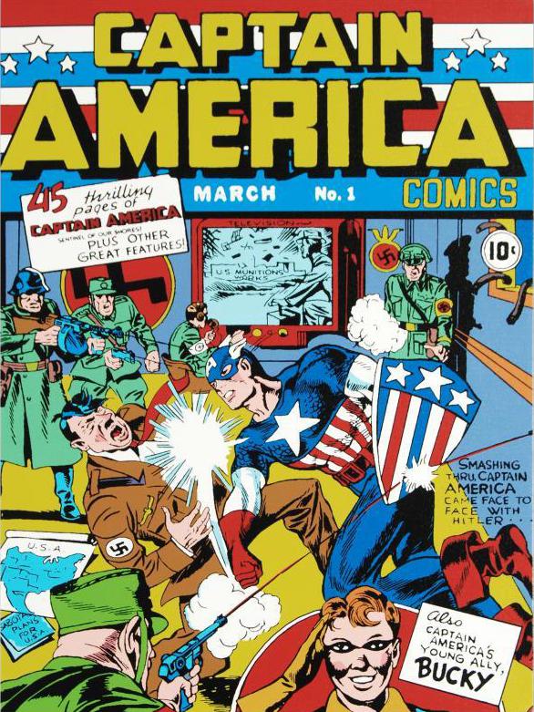 Captain America Comic, the introduction of war comics- 1941