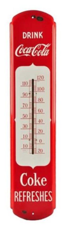 Coca-Cola Tin Thermometer