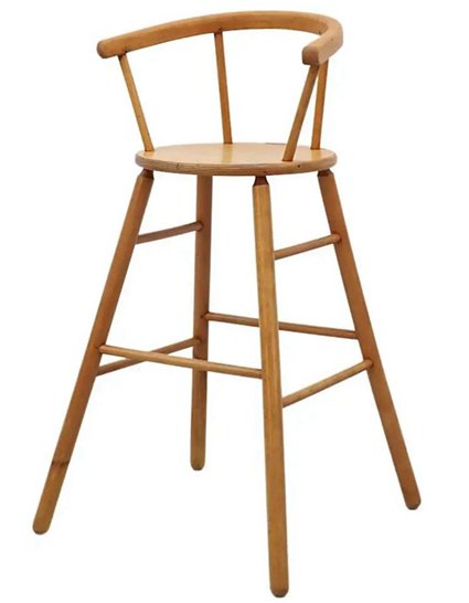 Mid-Century Dutch High Chair by Kibofa