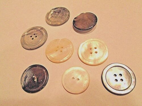 Mother Of Pearl Shell Disk Buttons