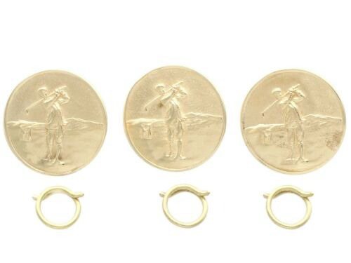 Yellow Gold Antique Buttons