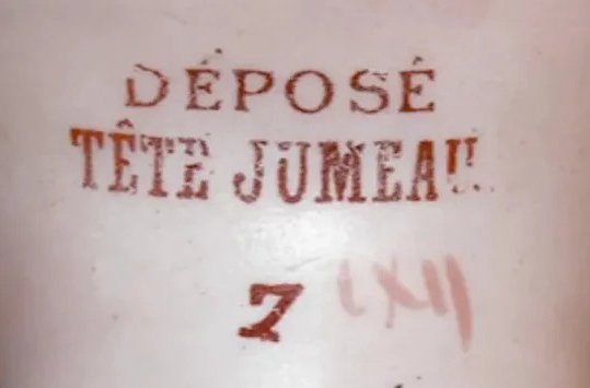 blue Jumeau stamp
