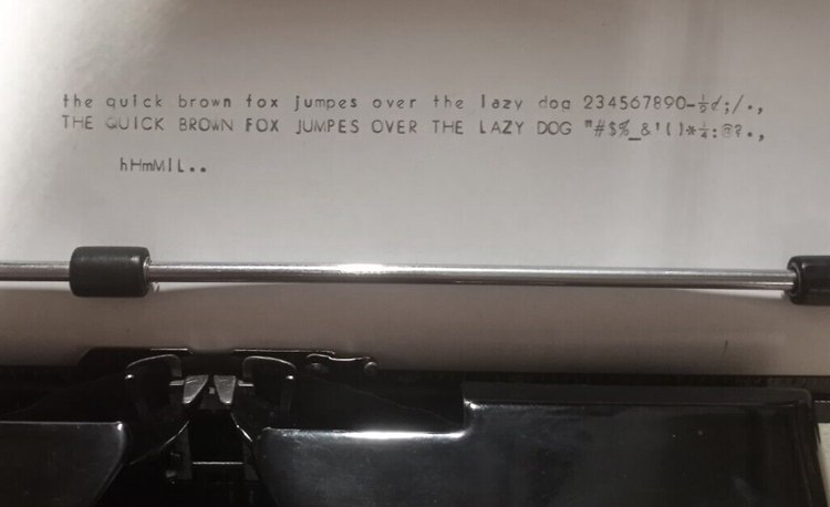 vogue font typewriter