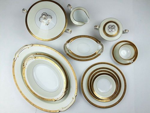 2. Vintage Noritake Goldkin China Set – Dish Collection Holiday Party