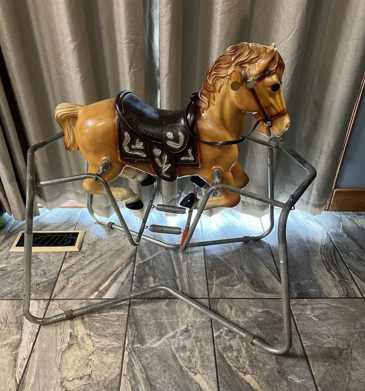 A 1960s Spring Rocking Horse