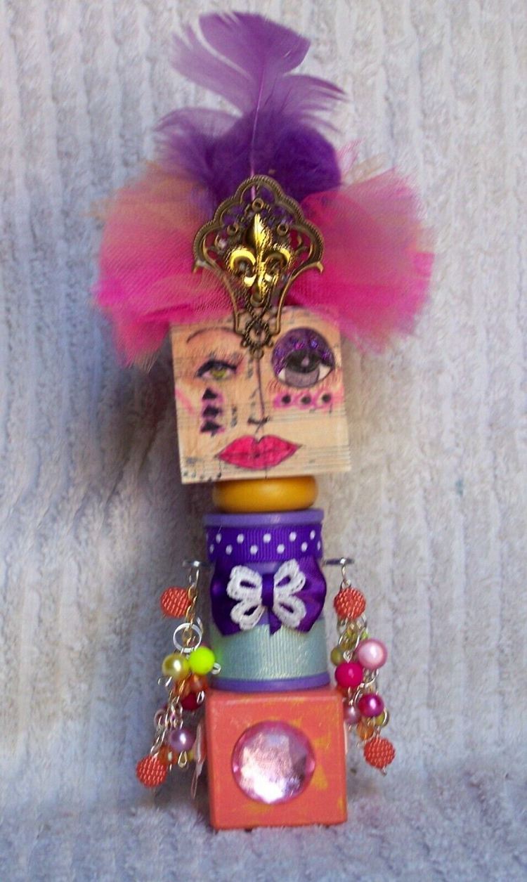 A contemporary kachina doll