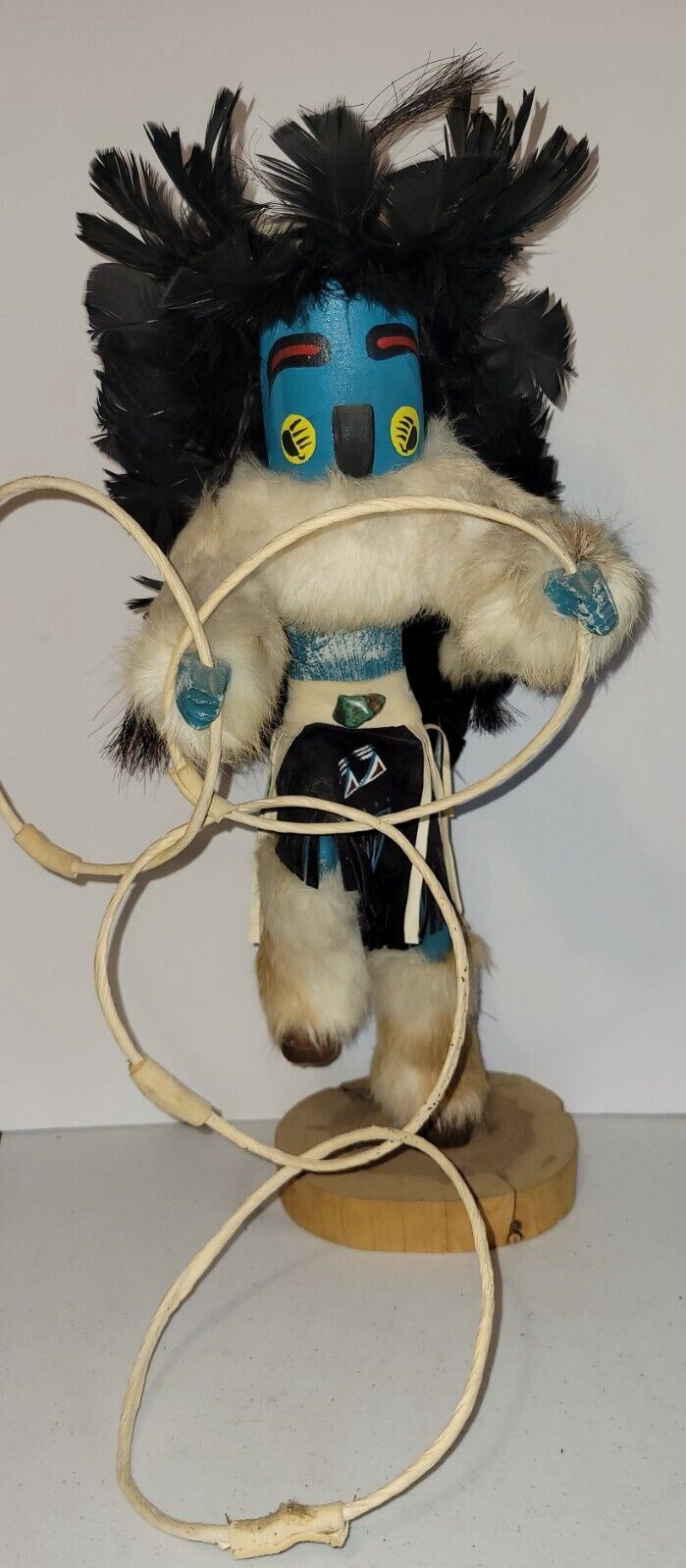 A hoop dancer Kachina doll