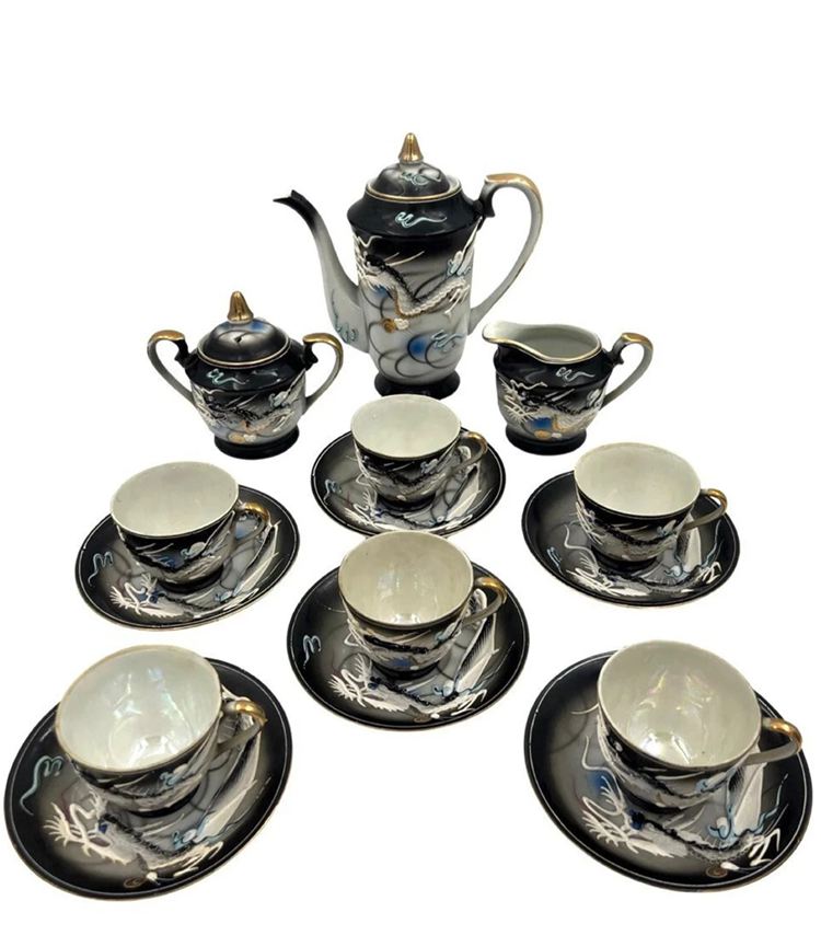 Antique Moriage Dragonware Tea set