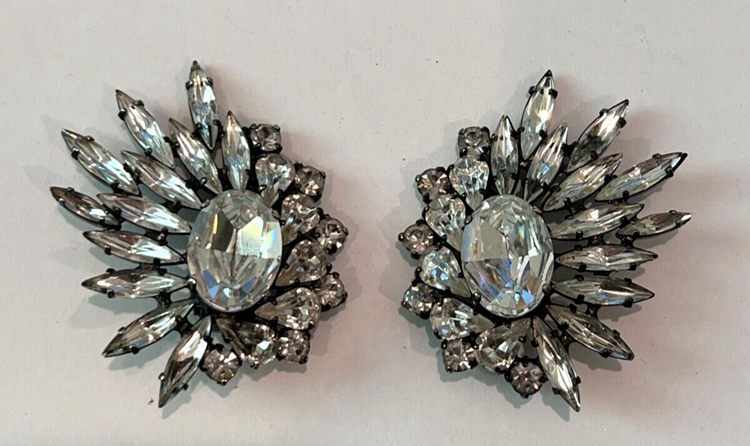 Butler and Wilson fabulous rhinestone earrings