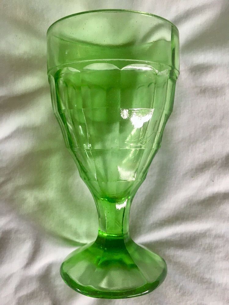 Hazel Atlas Uranium Green Depression Glass