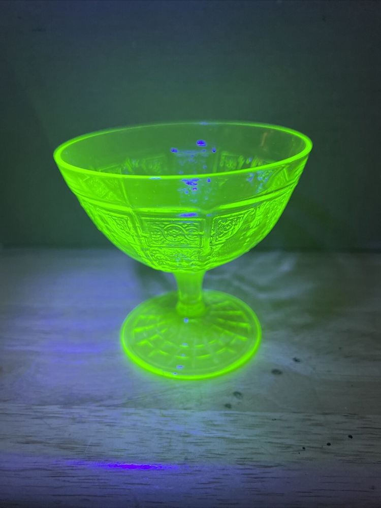 Hocking Depression Green Uranium Glass