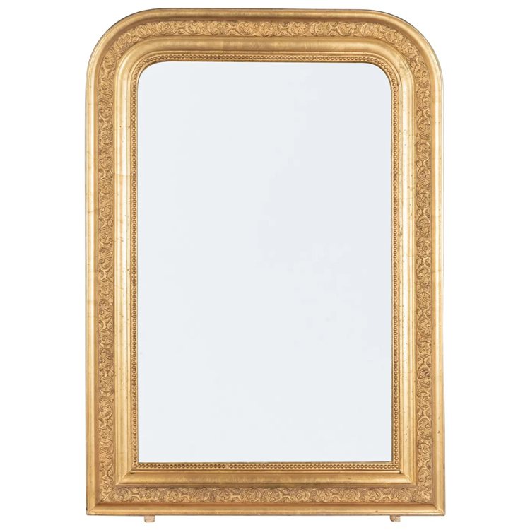 Louis Philippe Style French Gilded Mirror