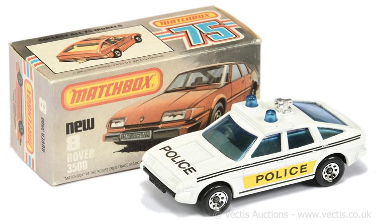 Matchbox Superfast 8d Rover 3500 Police Car