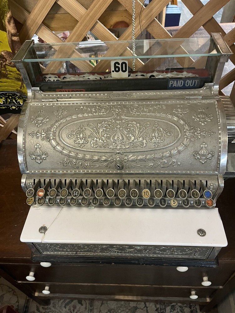 Nickel-Plated Antique Cash Registers
