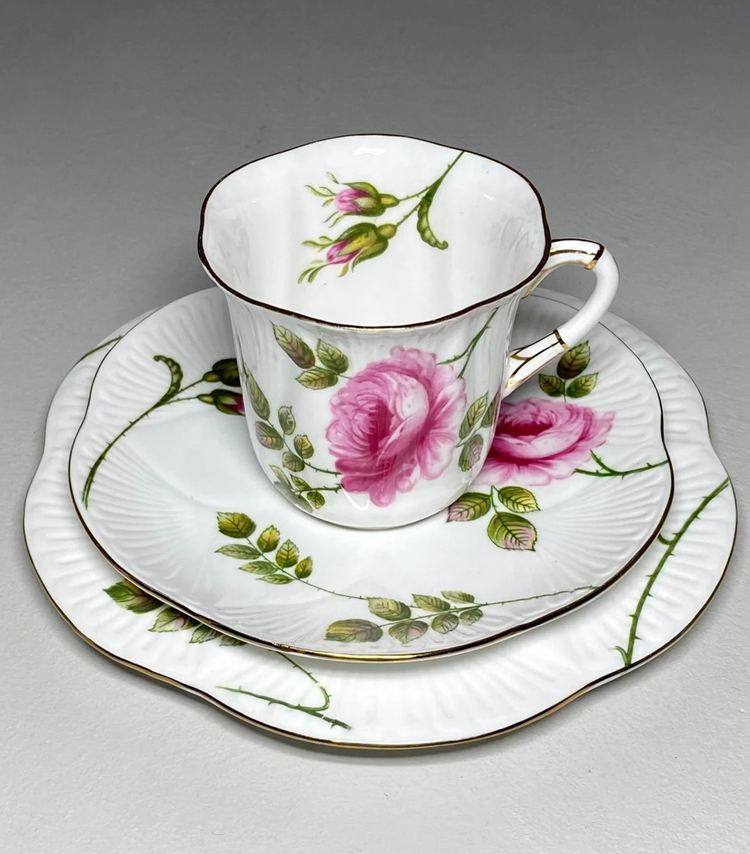 Rose Tea Cups and Saucers
