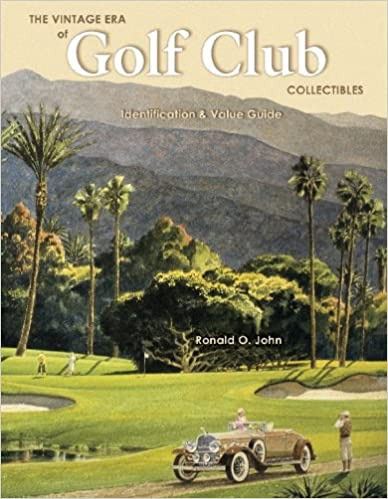 The Vintage Era of Golf Club Collectibles Identification & Value Guide by Ronald John