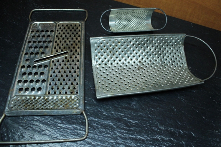 Vintage Aluminum Kitchen Grater Tools
