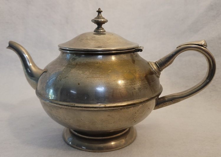 复古古董银茶壶