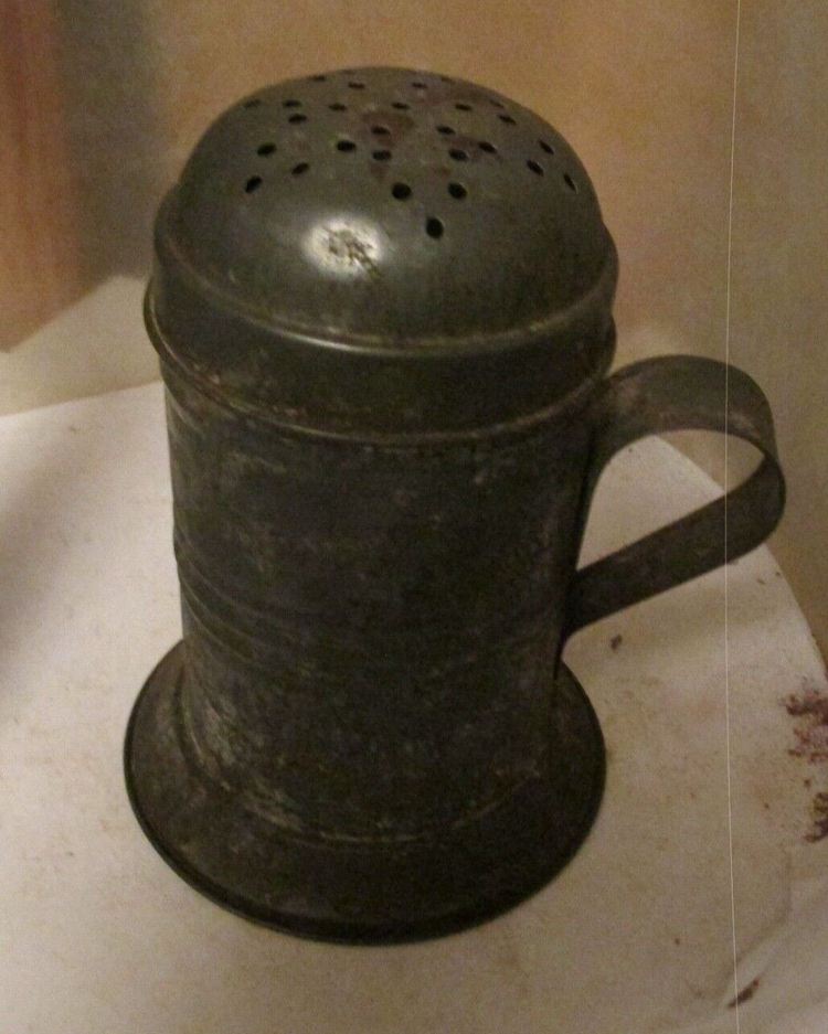Vintage Antique Tin Sugar Shaker