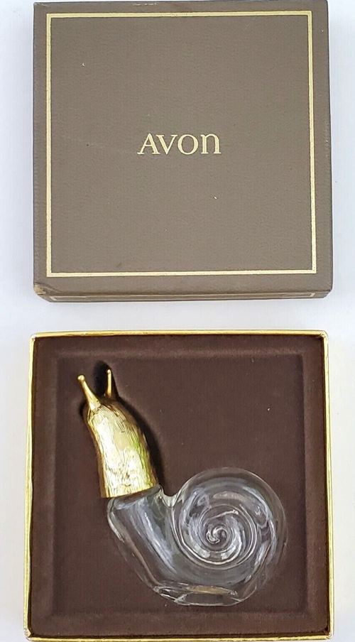Vintage Avon Charisma Perfume Snail