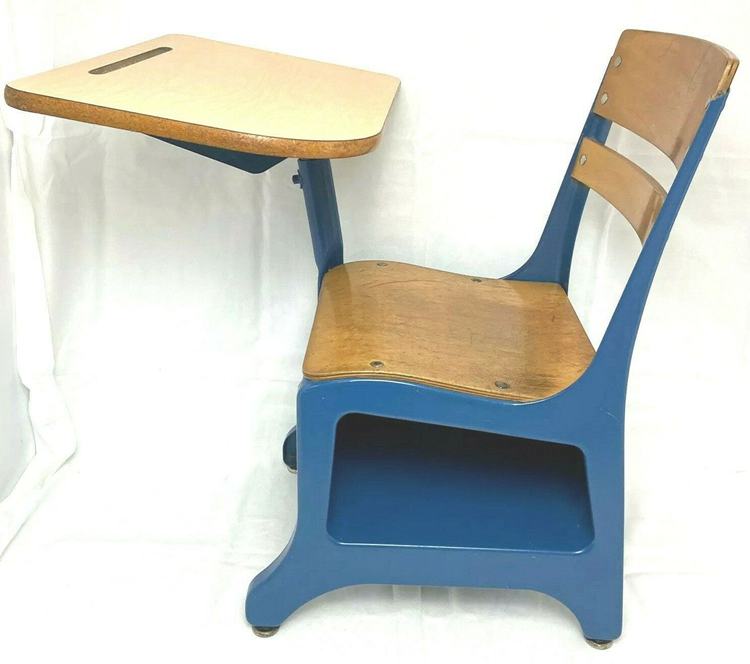 Vintage Children’s School Desk Adjustable Height Table