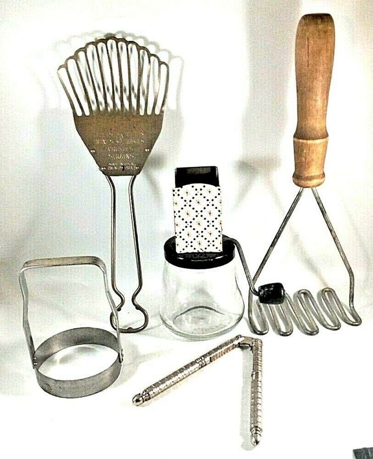 Vintage Lot Of 5 Collectible Kitchen Utensils Vintage Cooking Hand Tools
