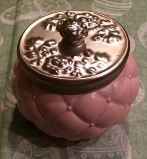 Vintage Pink Avon Jar