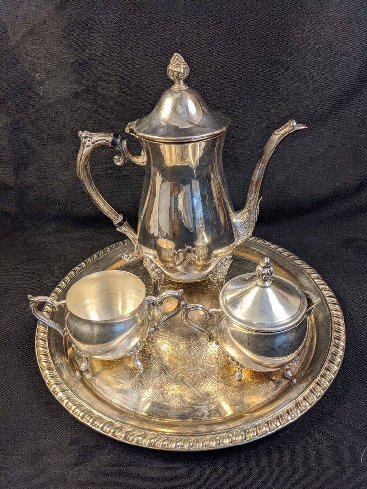 复古银盘茶具茶壶