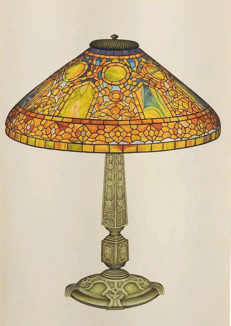 Watercolor Tiffany lamp