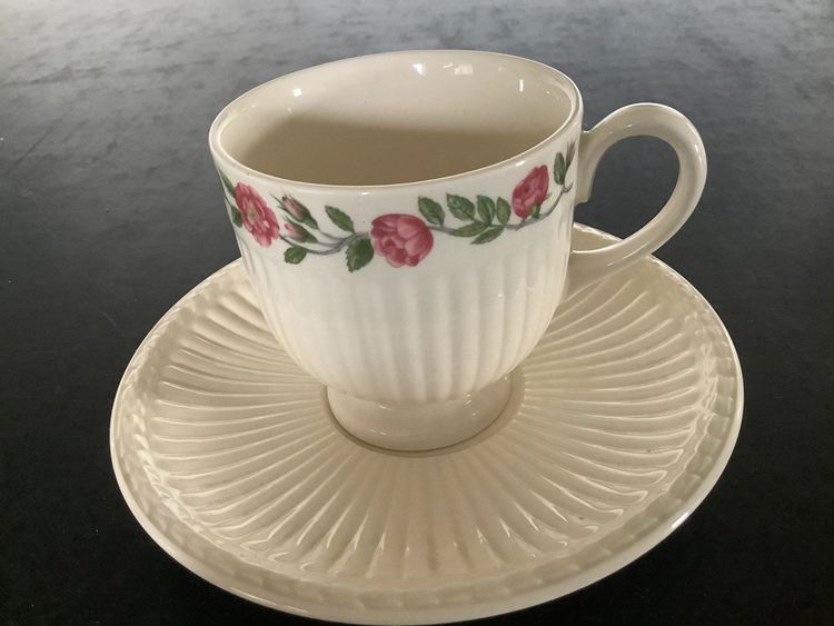 Wedgwood Rosalind espresso cup and saucer