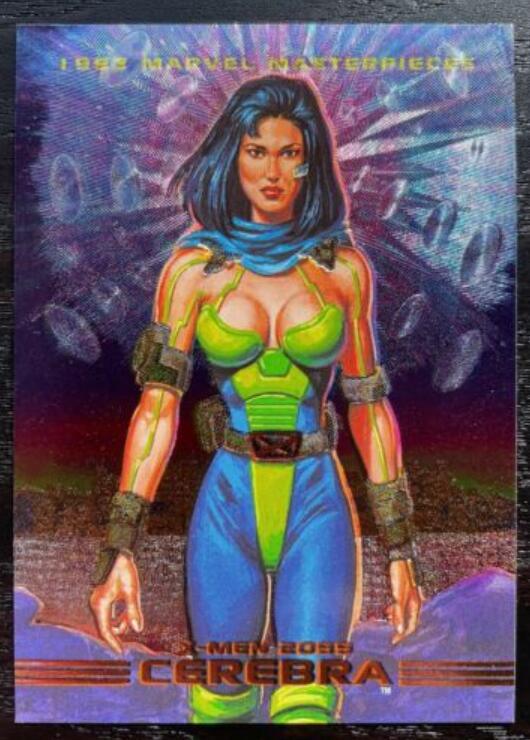 14.1993 Marvel Masterpieces X-Men 2099 Dyna-Etch Chase Card