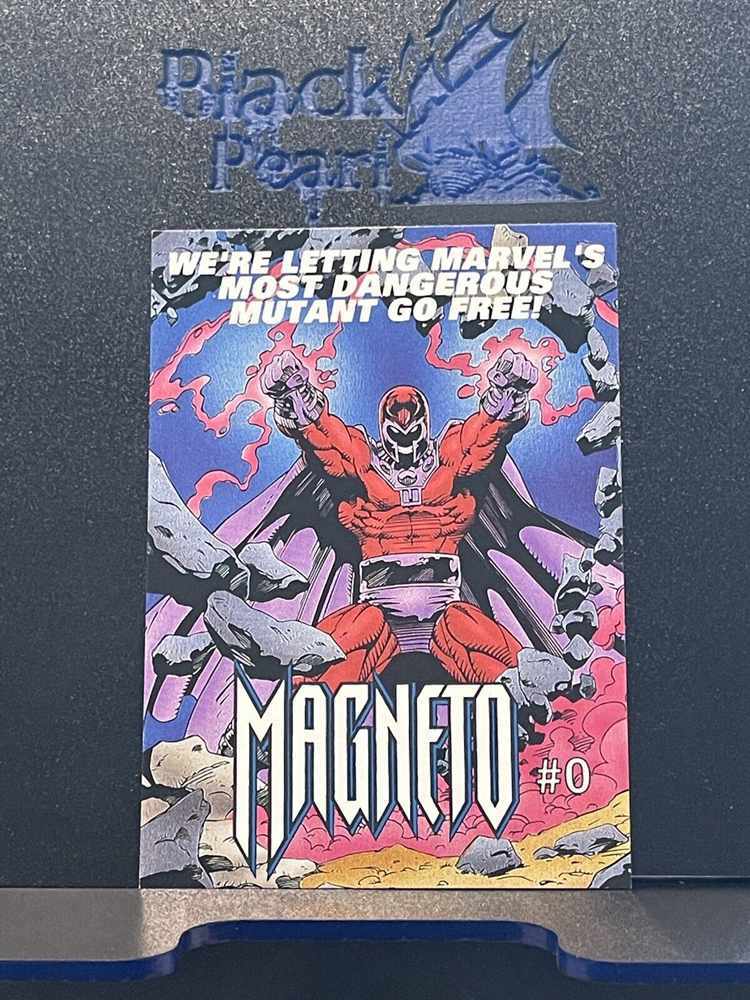 1993 Marvel Comics Promo Checklist Trading Card - Magneto