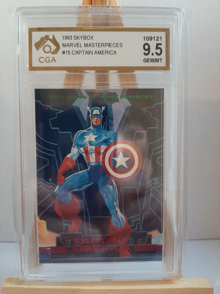 23. 1993 Marvel Masterpieces Captain America