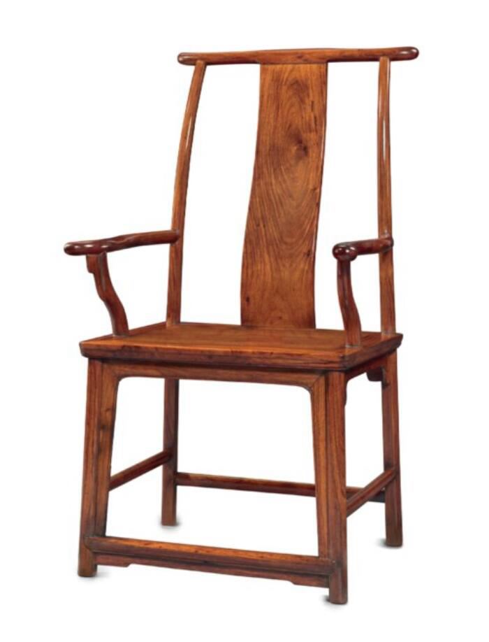A Four Corner Exposed Official's Hat Arm Chair, Sichutouguanmaoyi