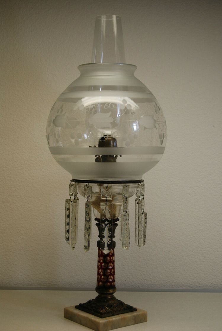 Antique Astral Oil Lamp