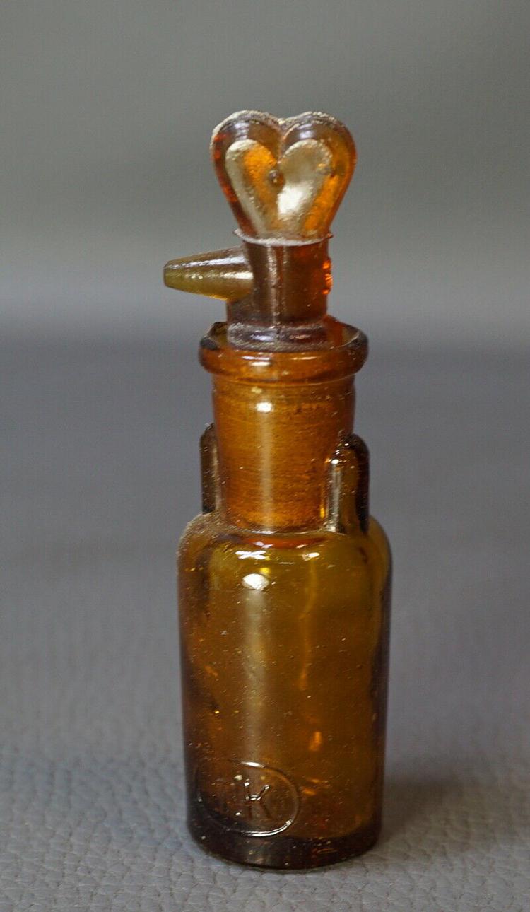Antique Civil War Medical Surgical Chloroform Anaesthesia Glass Drip Drop Bottle