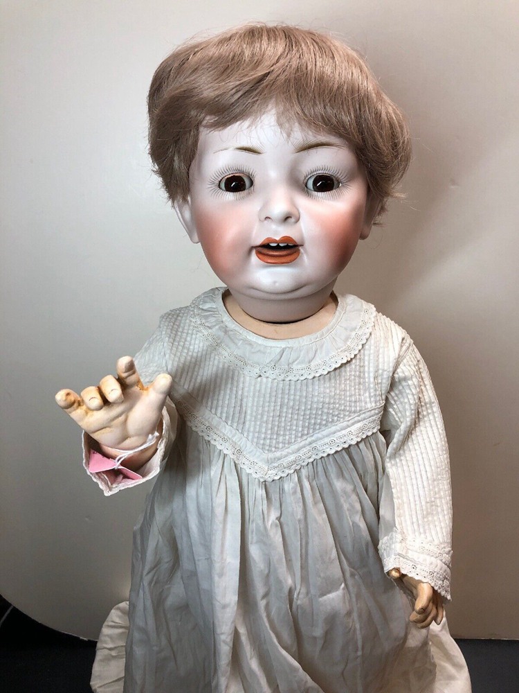 Antique German Bisque Doll Louis Wolf & Co. Baby Body