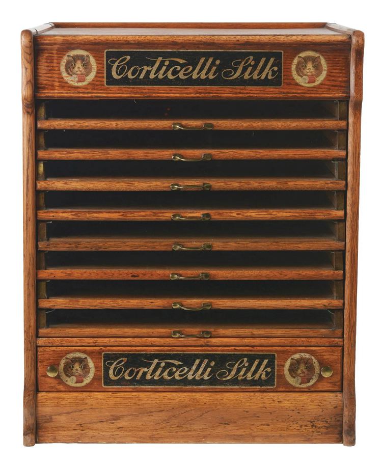 Corticelli Silk Spool Cabinet sold for $450