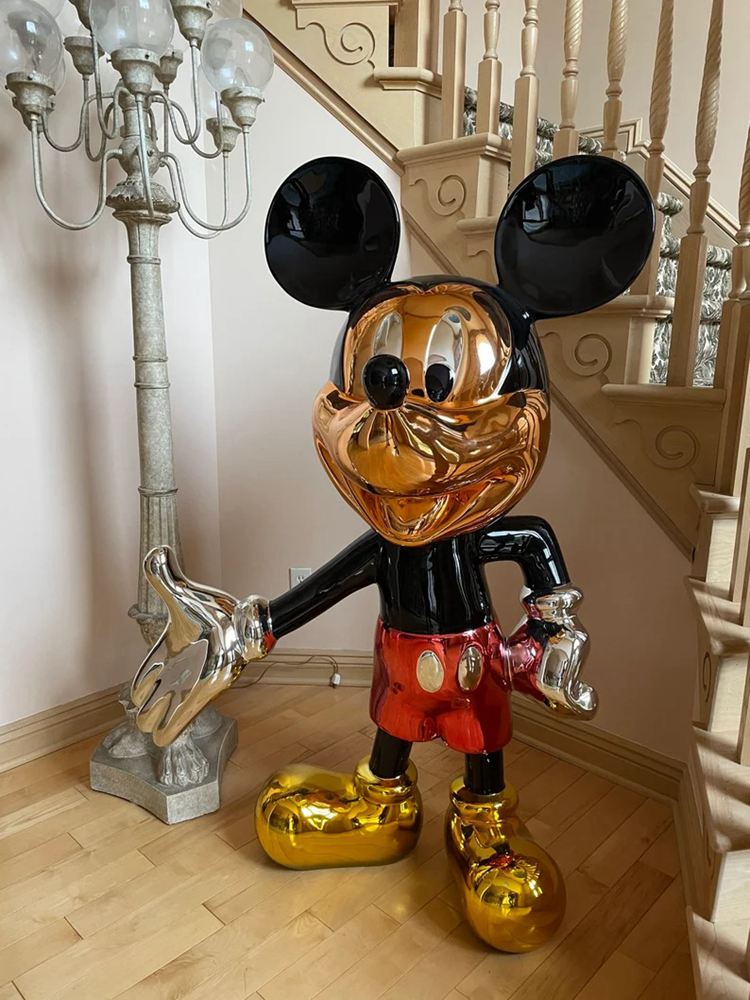 Custom Candy Chrome Mickey Mouse Pop Art Sculpture