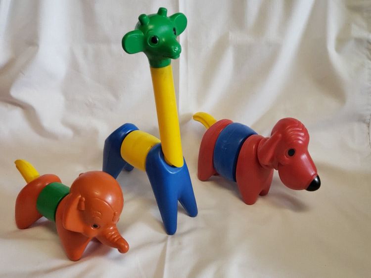 Dog, Elephant, and Giraffe
