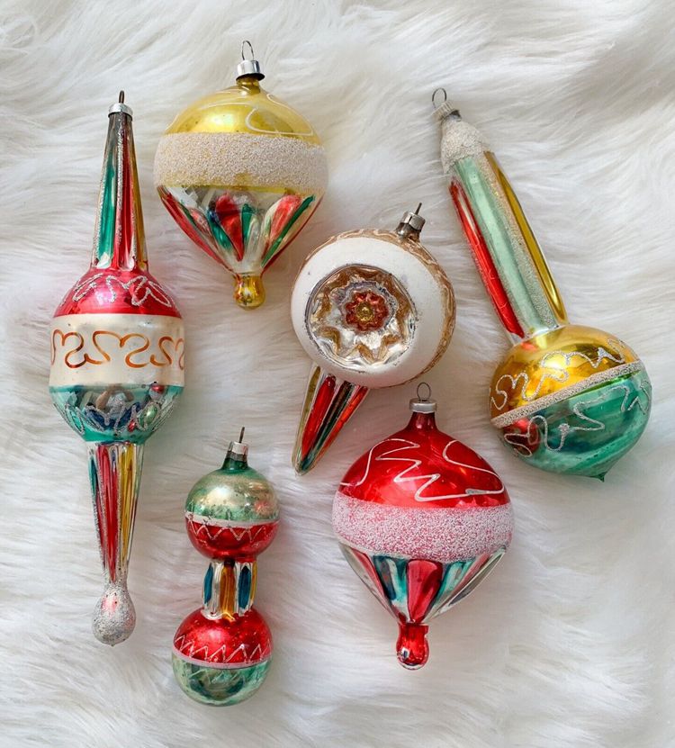 Fluted Colorful Ornaments