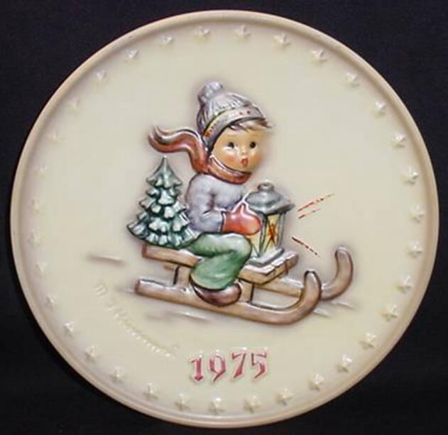 Hummel Plate ‘Ride Into Christmas’ Annual Series