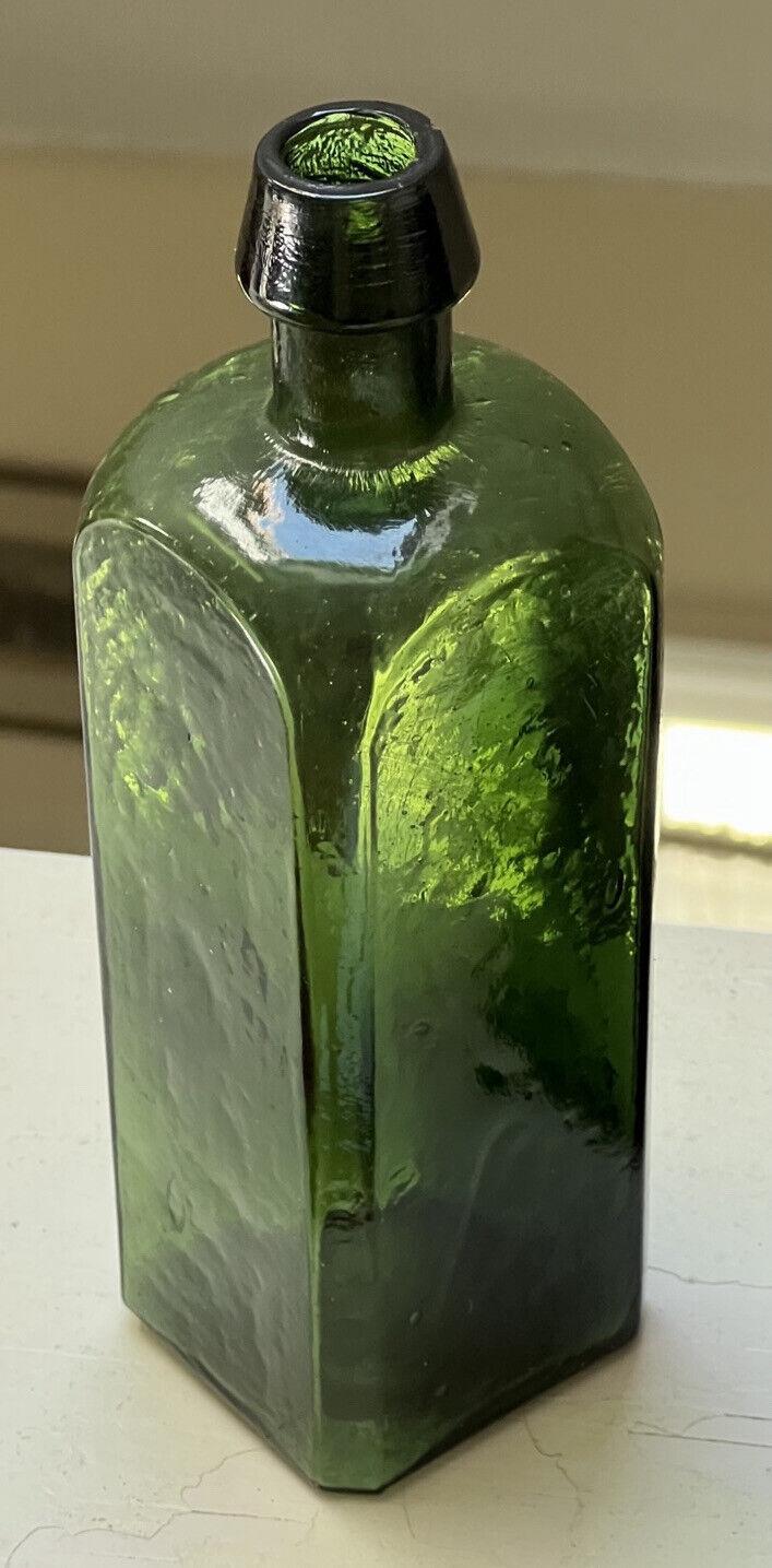 Pontil Bitters Bottle 1840's Townsend Sarsaparilla Type Utility RARE SMALL SIZE