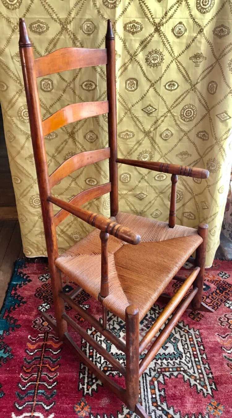 An early 19th-century rocking chair