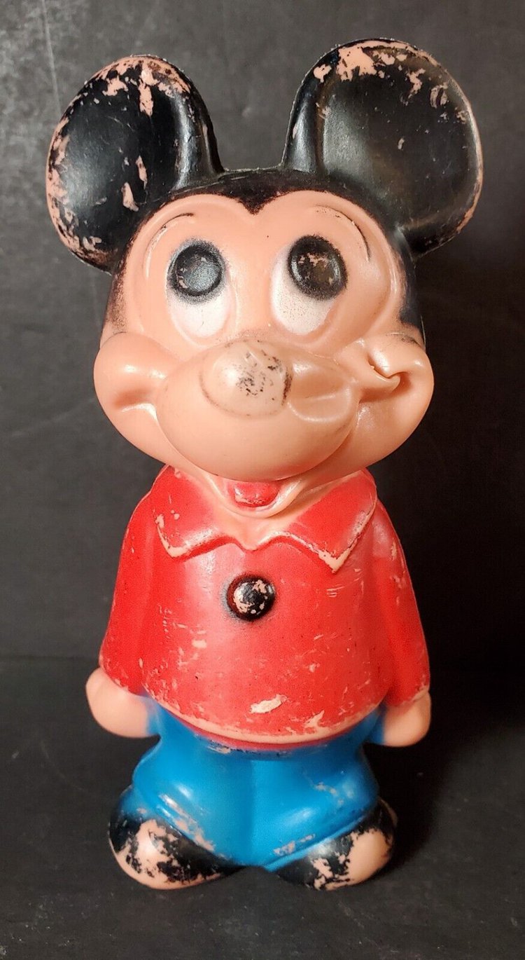Antique Celluloid Hanna-Barbera Mickey Mouse Figure Doll