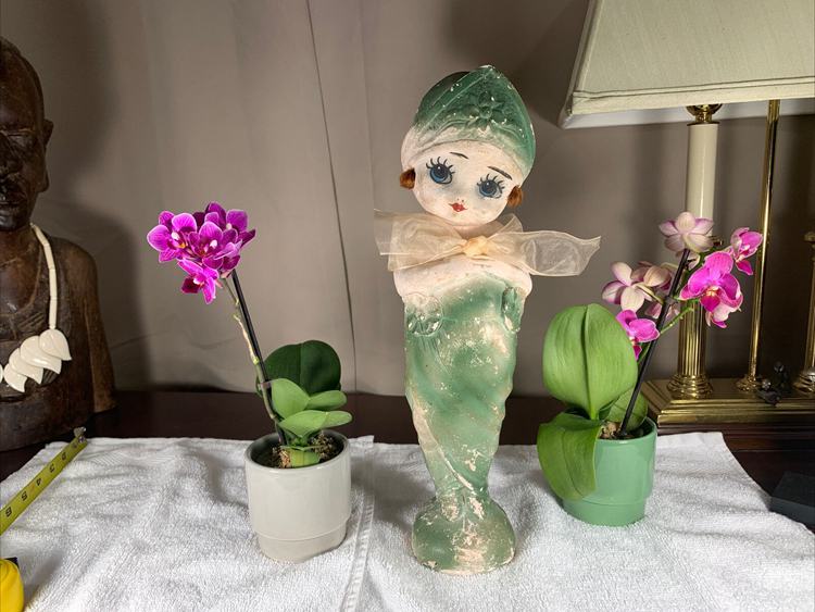 Bathing Beauty Swimsuit Chalkware Figurine