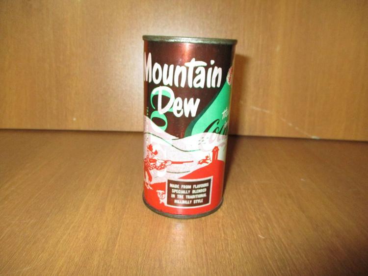 Coca-Cola Mountain Dew Factory Error Empty Can