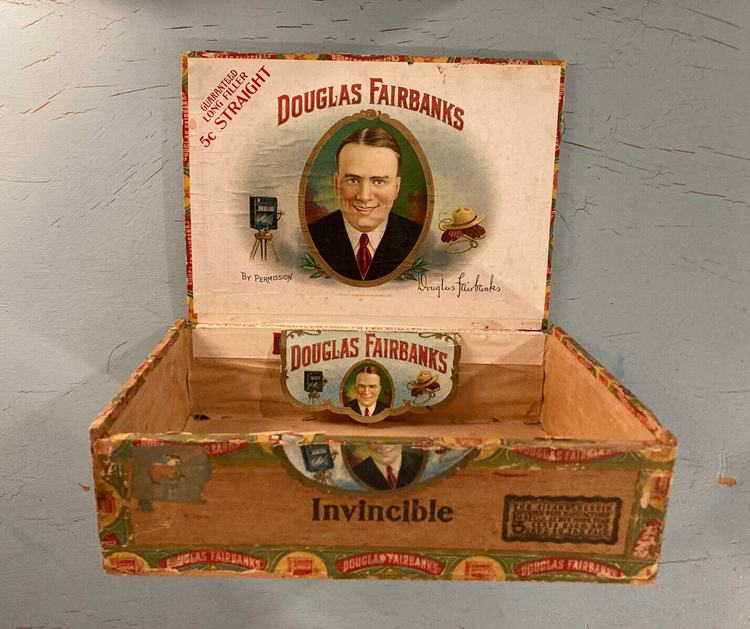 Douglas Fairbanks Cigar Box