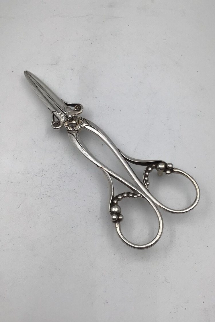 Georg Jensen Sterling Silver Grape Scissors