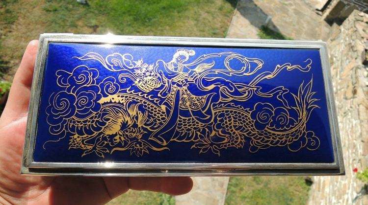 Gold Dragon Humidor Cigar Box